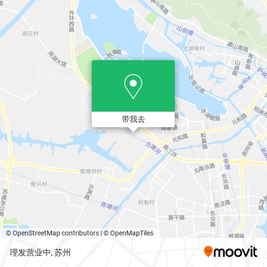 理发营业中地图