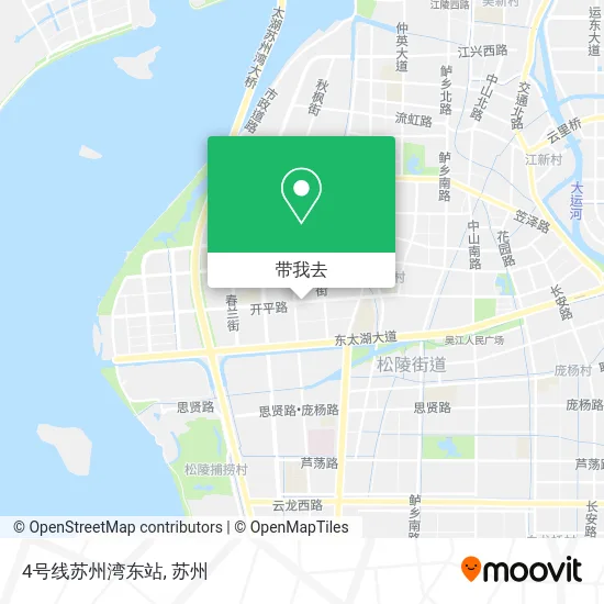 4号线苏州湾东站地图