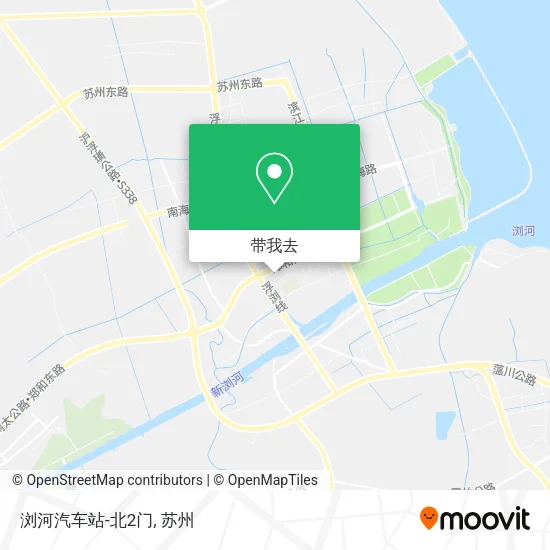 浏河汽车站-北2门地图