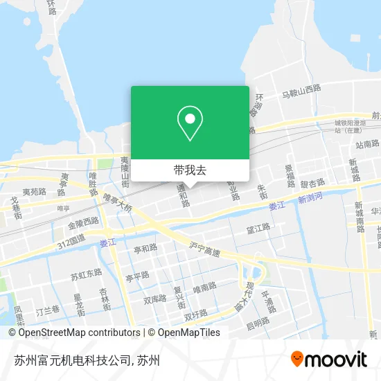 苏州富元机电科技公司地图