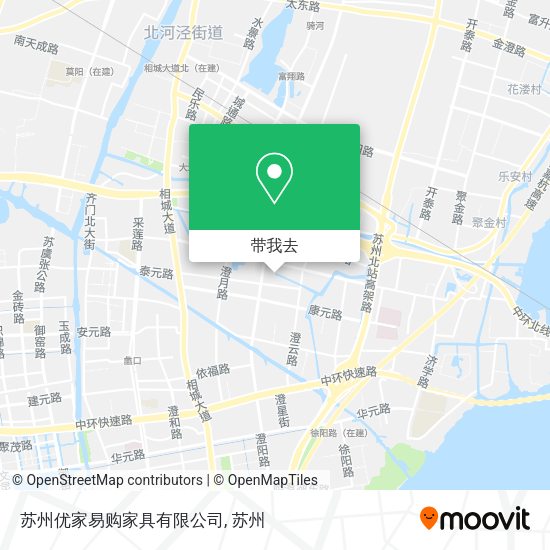 苏州优家易购家具有限公司地图