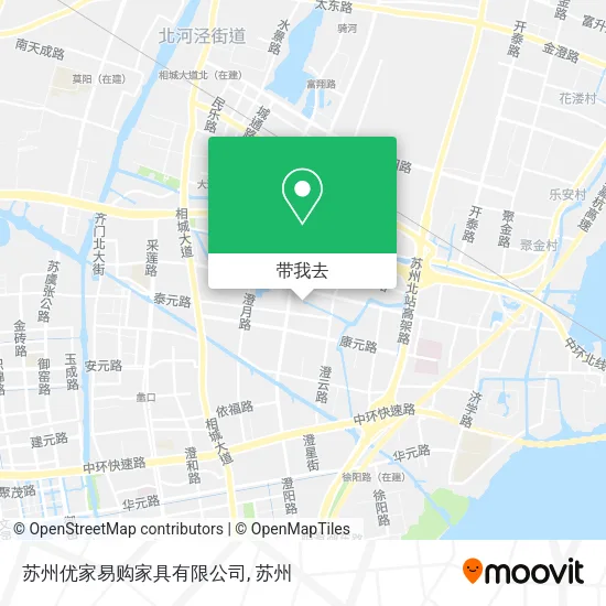 苏州优家易购家具有限公司地图