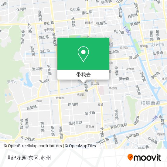 世纪花园-东区地图