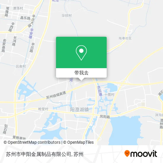 苏州市申阳金属制品有限公司地图