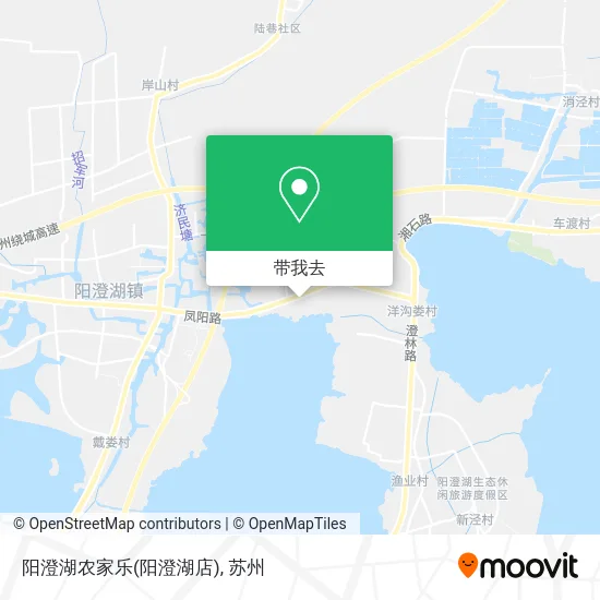 阳澄湖农家乐(阳澄湖店)地图