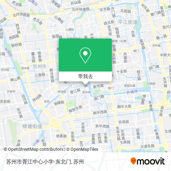 苏州市胥江中心小学-东北门地图