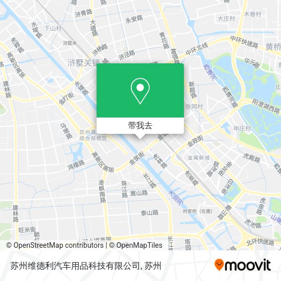苏州维德利汽车用品科技有限公司地图