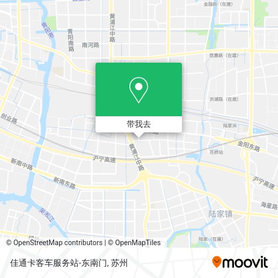 佳通卡客车服务站-东南门地图