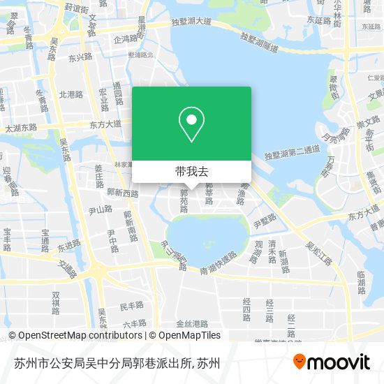 苏州市公安局吴中分局郭巷派出所地图