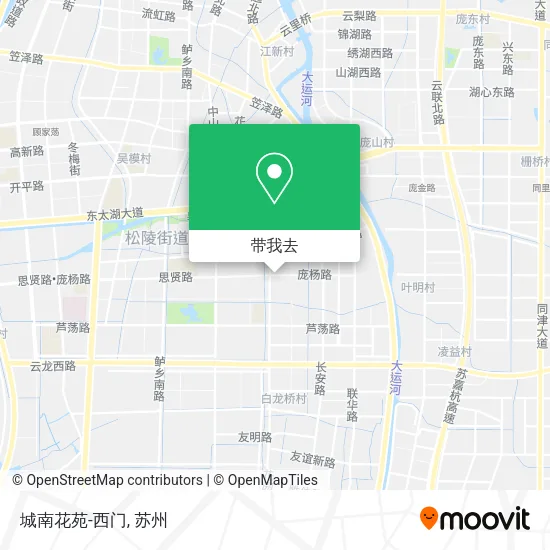 城南花苑-西门地图