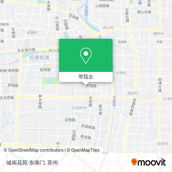 城南花苑-东南门地图