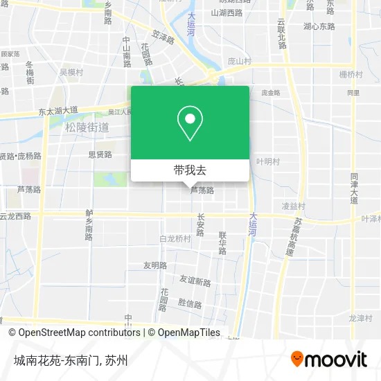 城南花苑-东南门地图