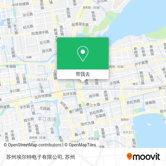 苏州埃尔特电子有限公司地图