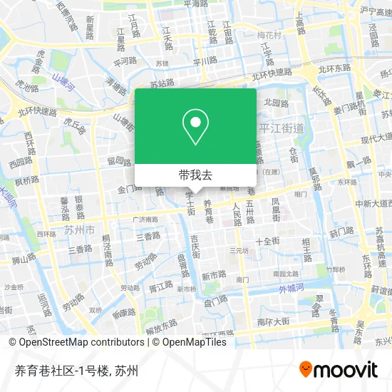 养育巷社区-1号楼地图