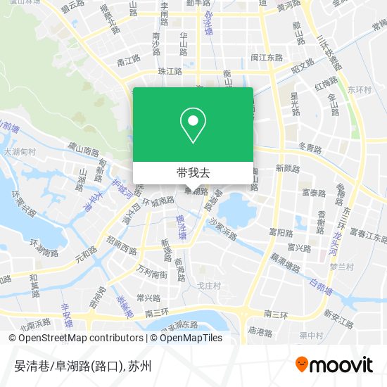 晏清巷/阜湖路(路口)地图