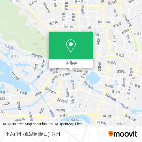 小东门街/阜湖路(路口)地图