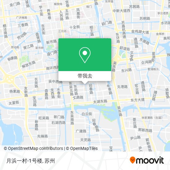 月浜一村-1号楼地图
