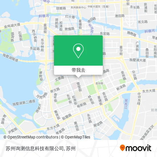 苏州询测信息科技有限公司地图