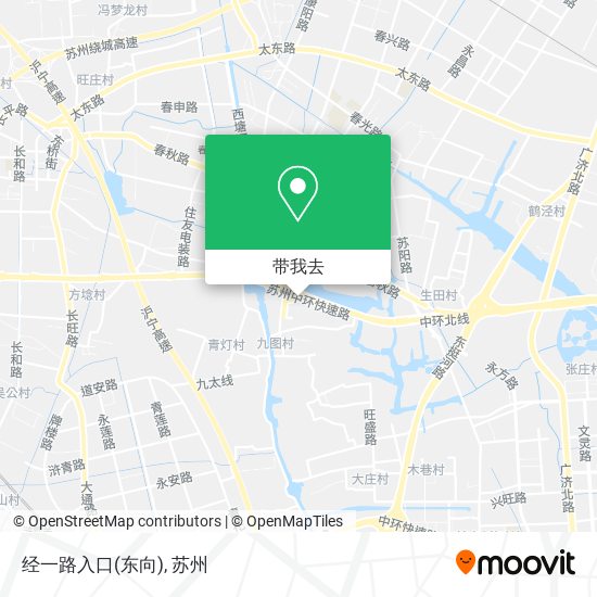 经一路入口(东向)地图