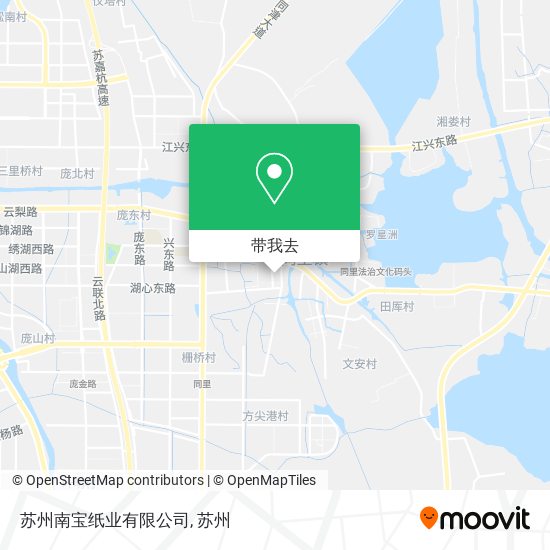 苏州南宝纸业有限公司地图