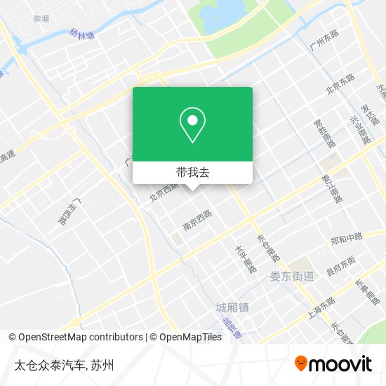 太仓众泰汽车地图