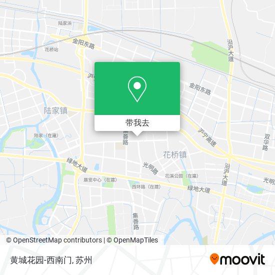 黄城花园-西南门地图