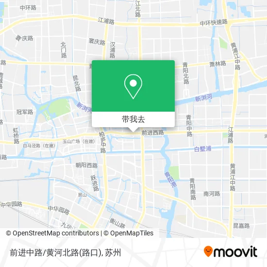 前进中路/黄河北路(路口)地图