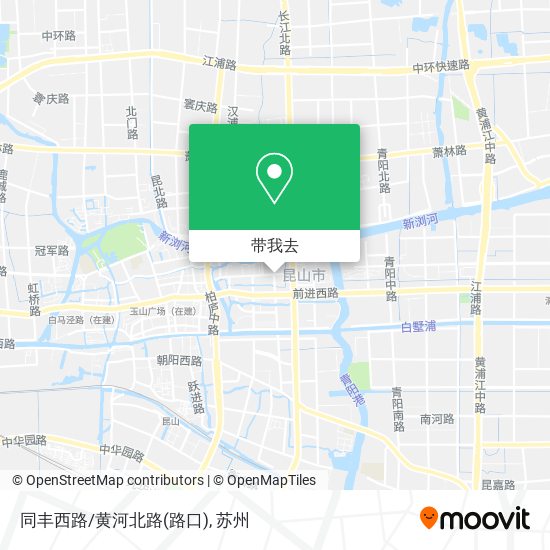 同丰西路/黄河北路(路口)地图