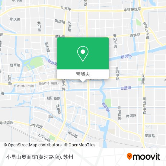 小昆山奥面馆(黄河路店)地图