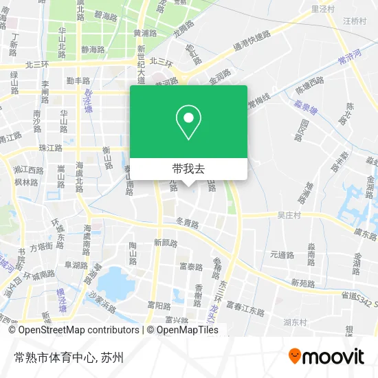 常熟市体育中心地图