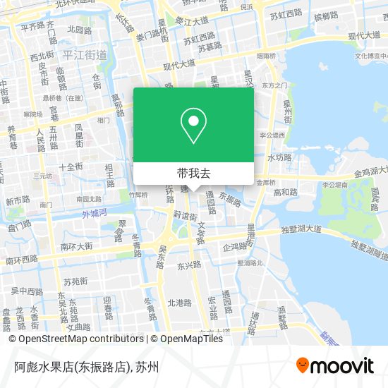 阿彪水果店(东振路店)地图