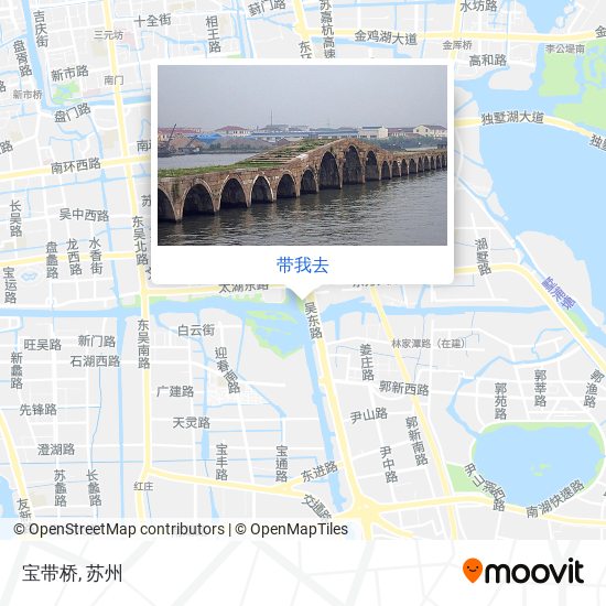 宝带桥地图