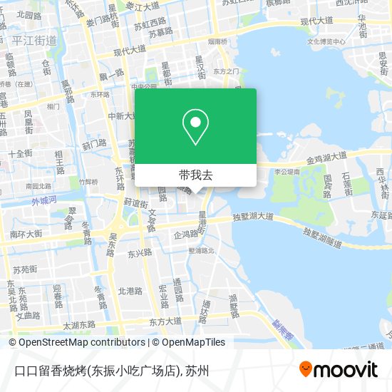 口口留香烧烤(东振小吃广场店)地图