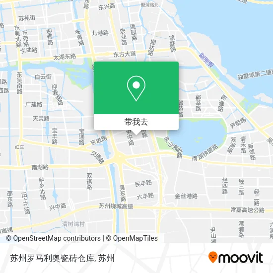 苏州罗马利奥瓷砖仓库地图