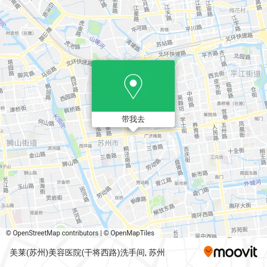 美莱(苏州)美容医院(干将西路)洗手间地图