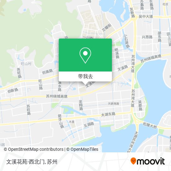 文溪花苑-西北门地图