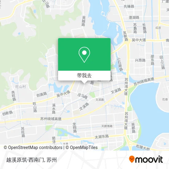 越溪原筑-西南门地图