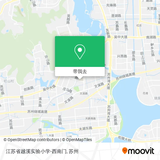 江苏省越溪实验小学-西南门地图