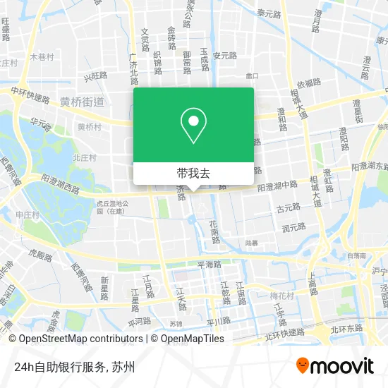 24h自助银行服务地图
