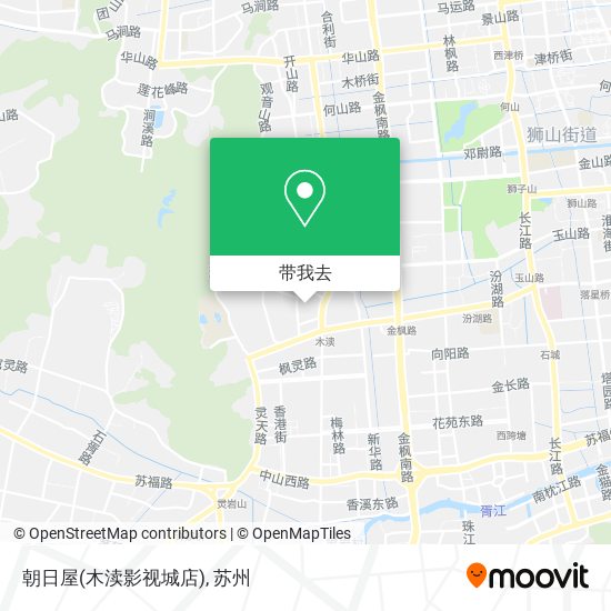 朝日屋(木渎影视城店)地图