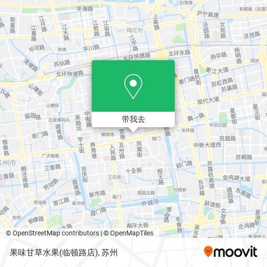 果味甘草水果(临顿路店)地图