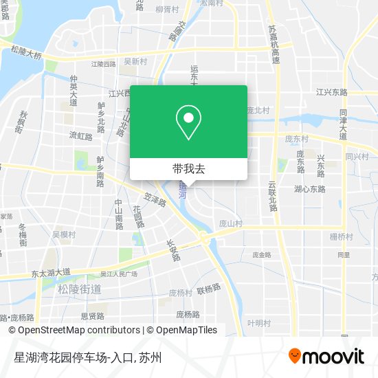星湖湾花园停车场-入口地图