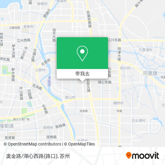 庞金路/湖心西路(路口)地图