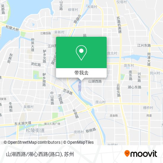 山湖西路/湖心西路(路口)地图