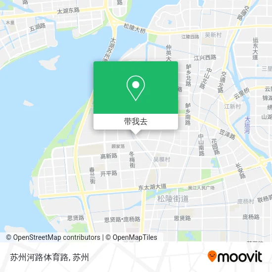 苏州河路体育路地图