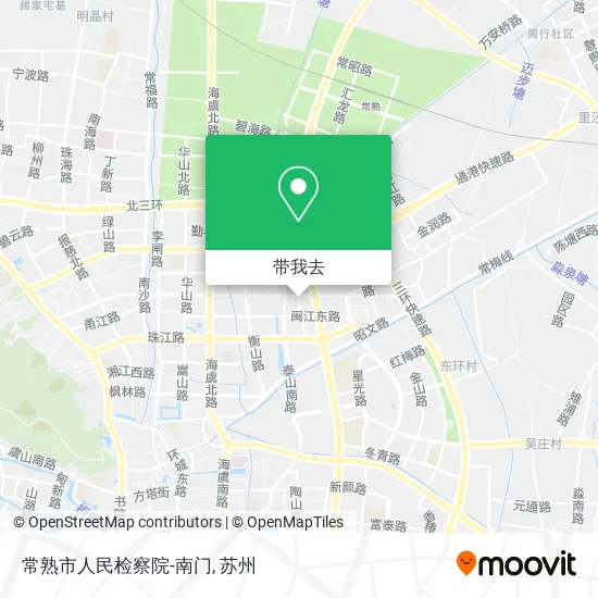 常熟市人民检察院-南门地图