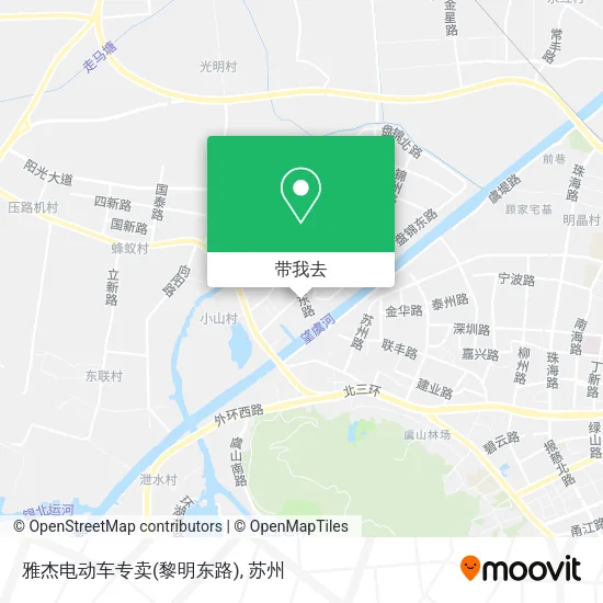 雅杰电动车专卖(黎明东路)地图