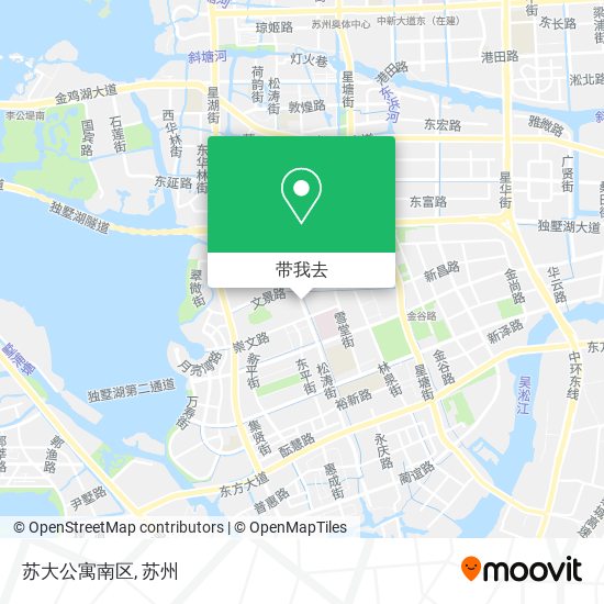 苏大公寓南区地图