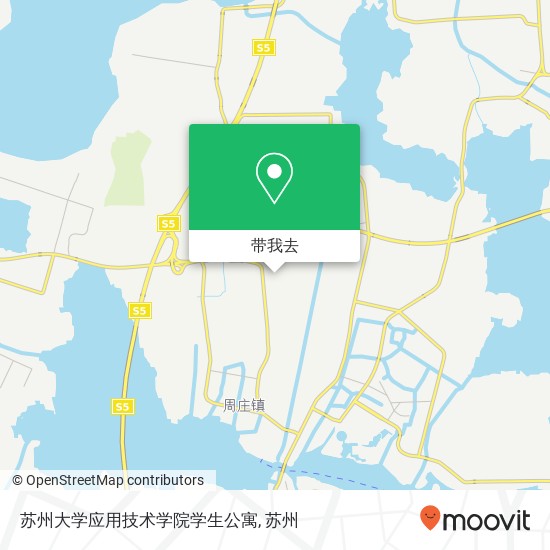 苏州大学应用技术学院学生公寓地图