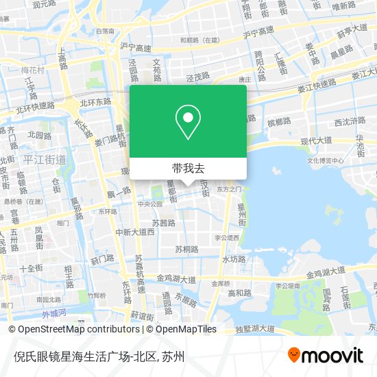 倪氏眼镜星海生活广场-北区地图